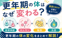 【更年期×自律神経】更年期の体はなぜ変わる？自律神経・ホルモン・脂肪・炎症をまとめて解説！